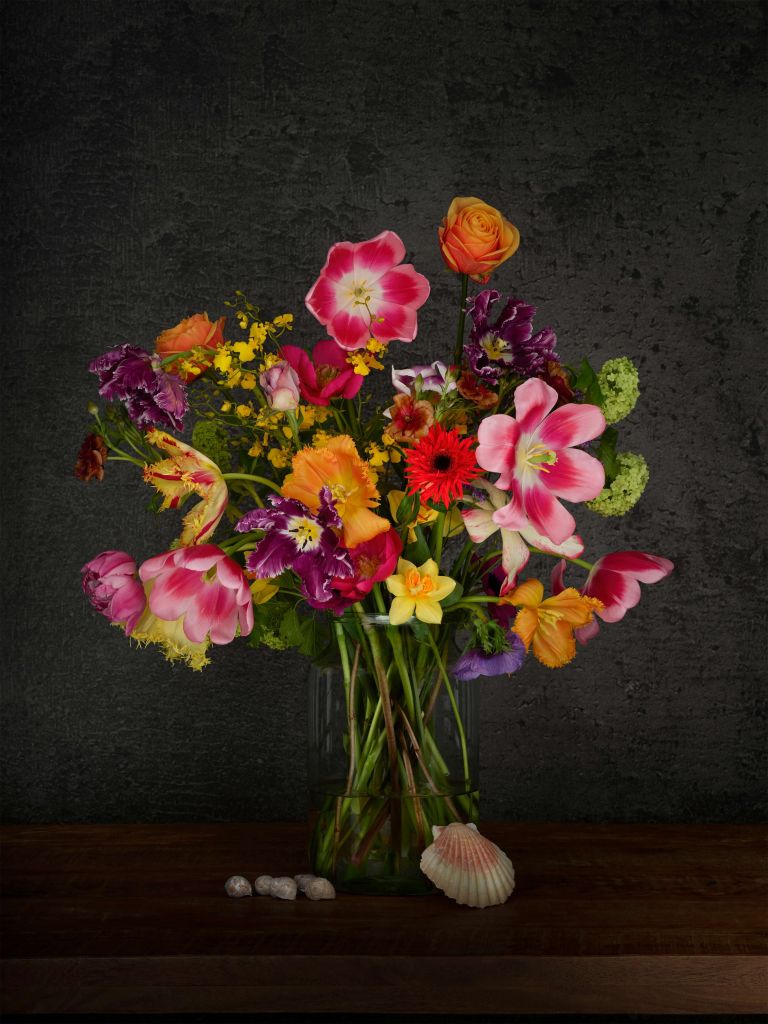 Colourful bouquet of flowers