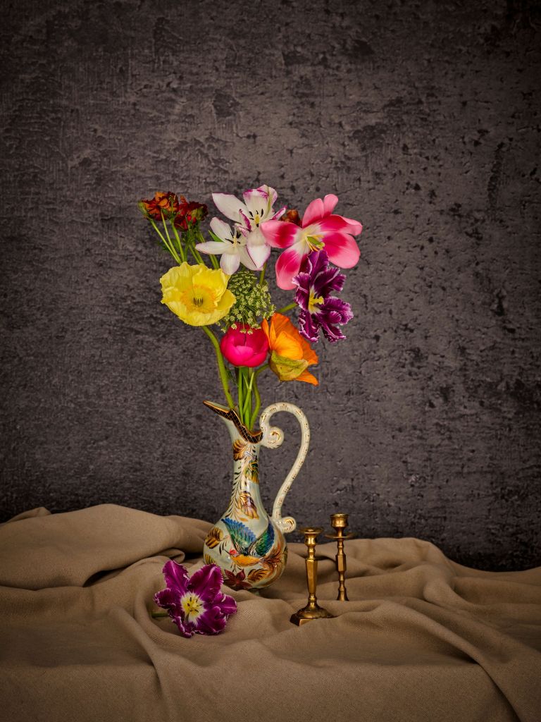 Flowers in classic vase