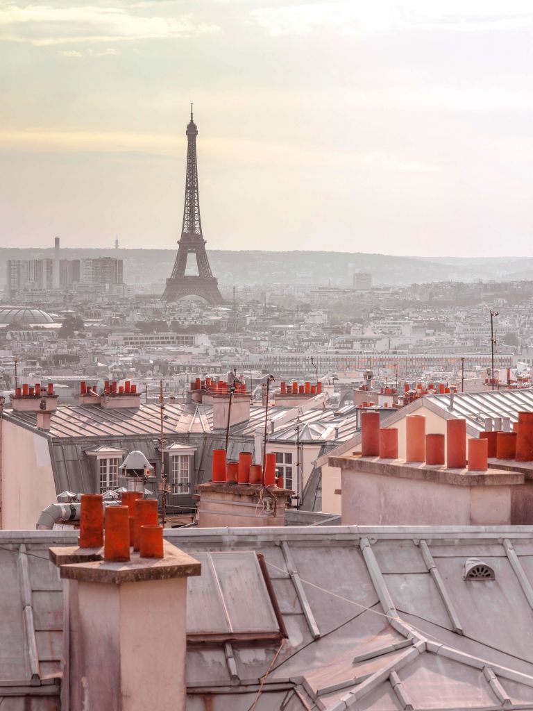 Eiffel Tower from Montmartre