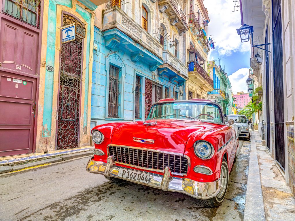 Vintage car in Havana