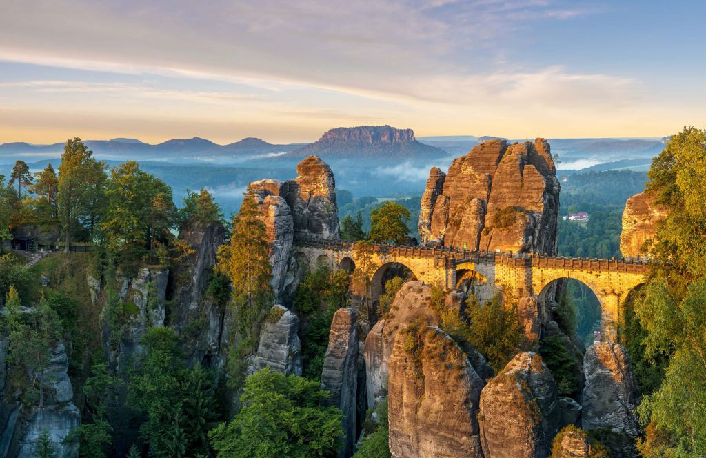 Bridge in the mountains