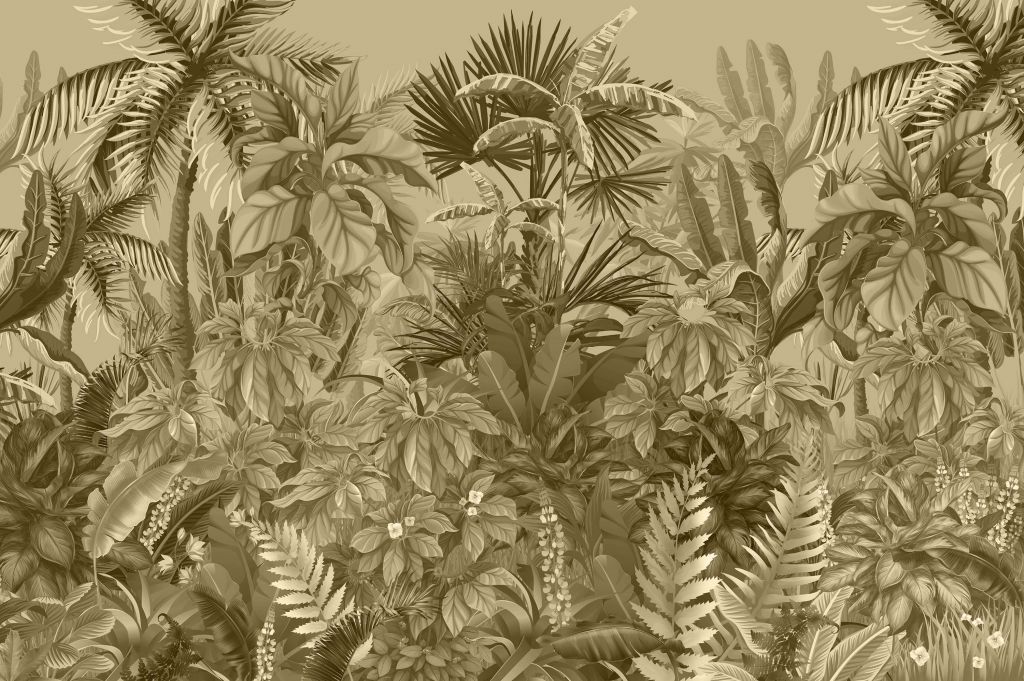 Sepia tropical jungle