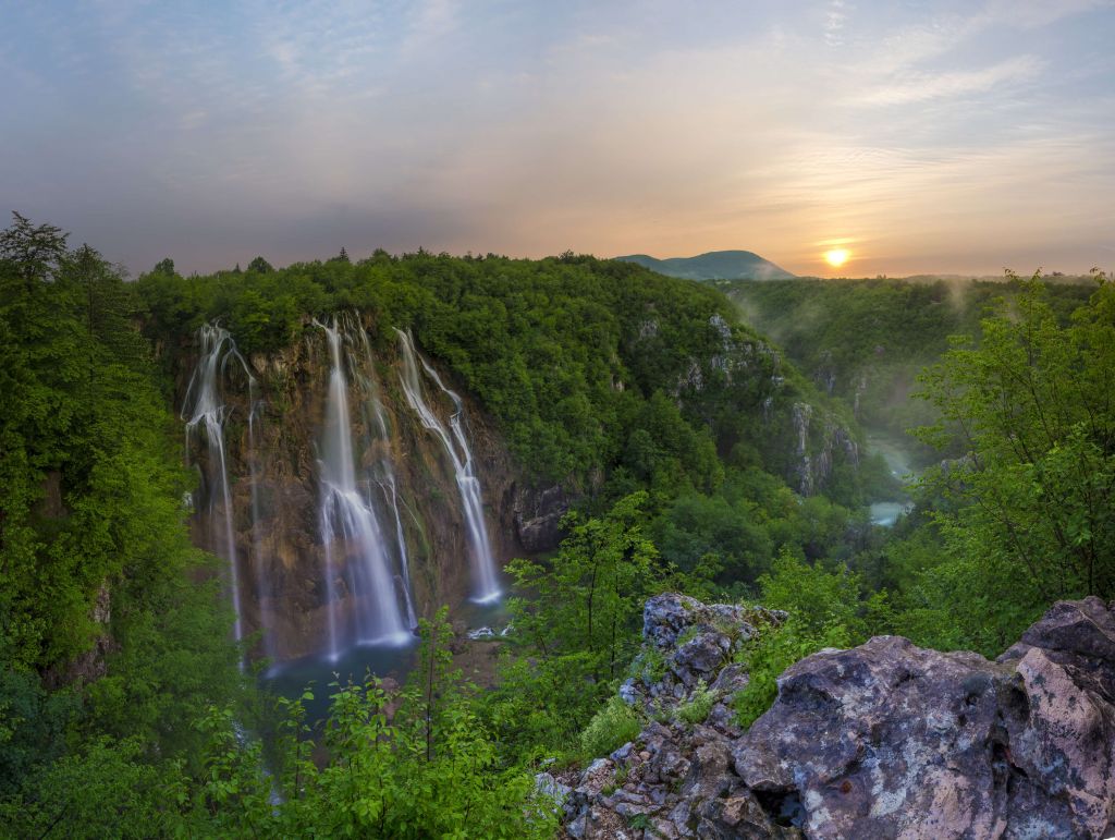 Waterfall in Croatia