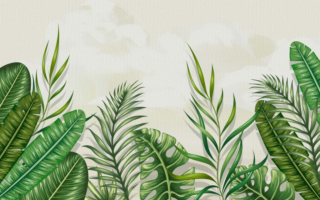 Illustrated leaves