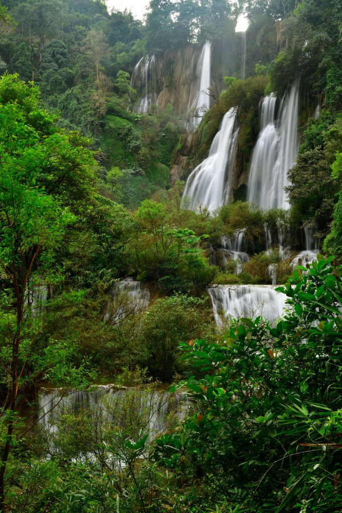 Large waterfall in Thailand