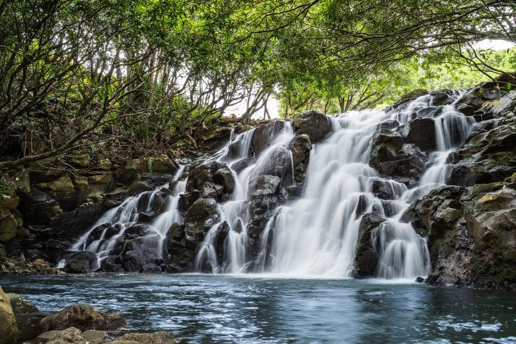 Waterfall in Mauritius