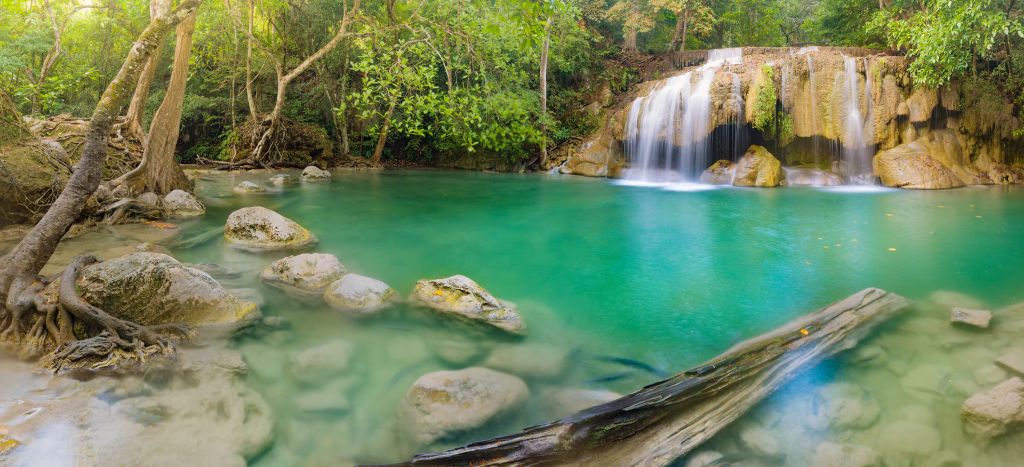 Beautiful waterfall in Thailand