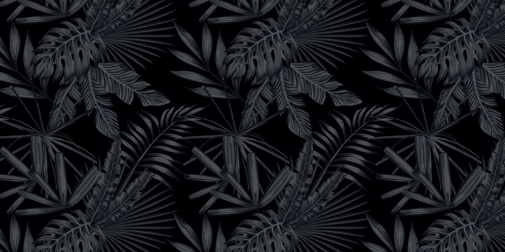 Tropical black leaves