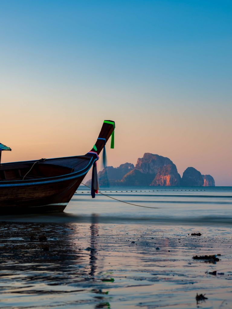 Traditional Thai boats