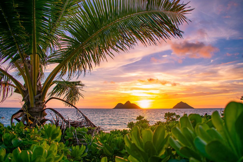 Sunrise at Lanikai Beach