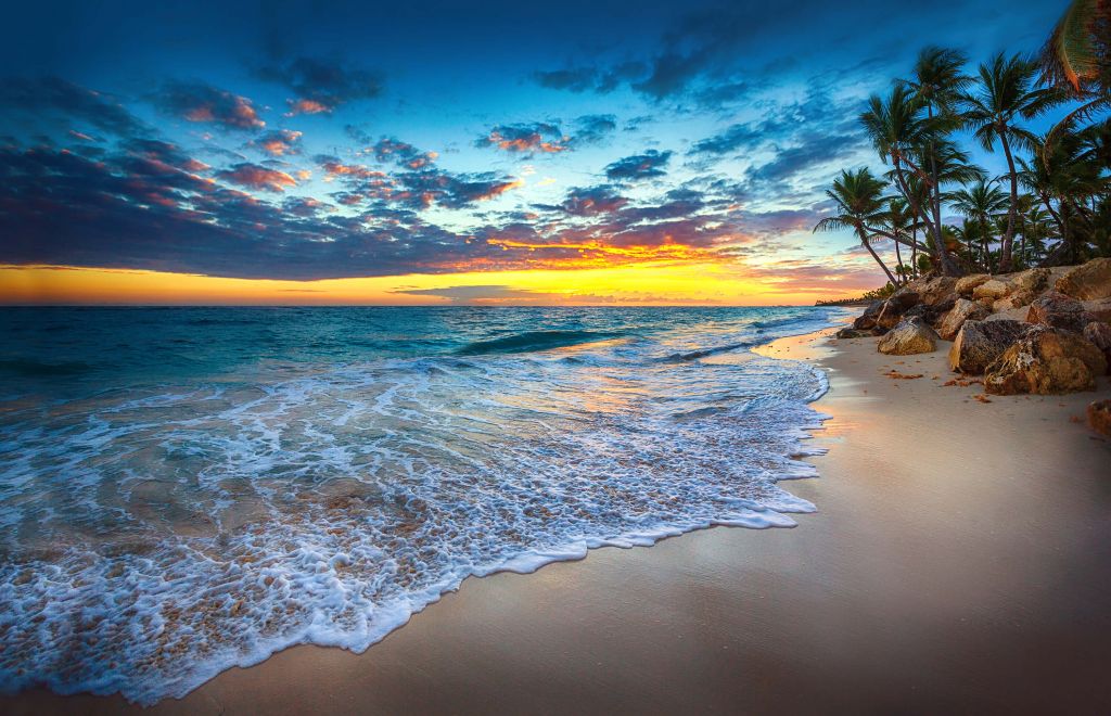 Sunrise on the beach