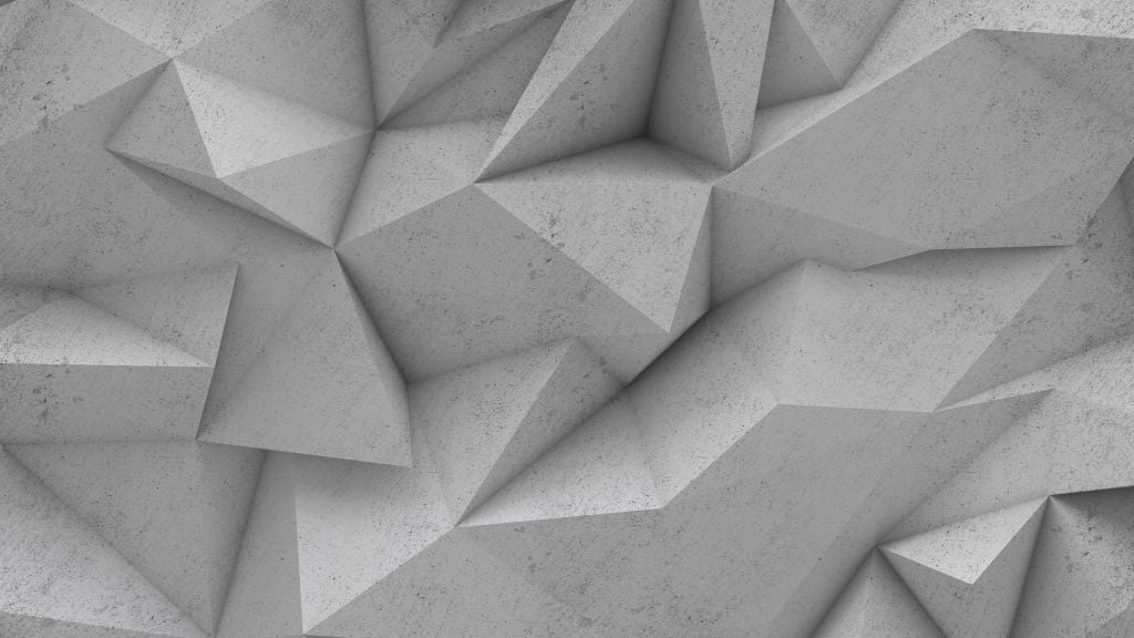 3D angular concrete