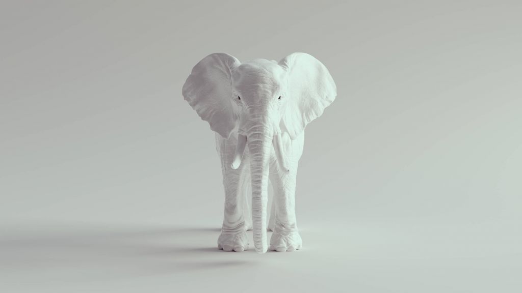 3D elephant
