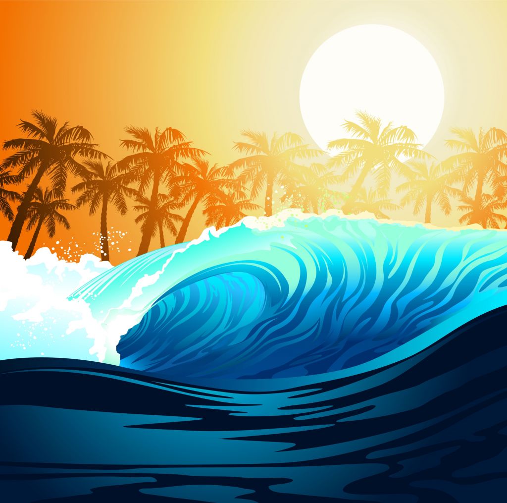 High wave