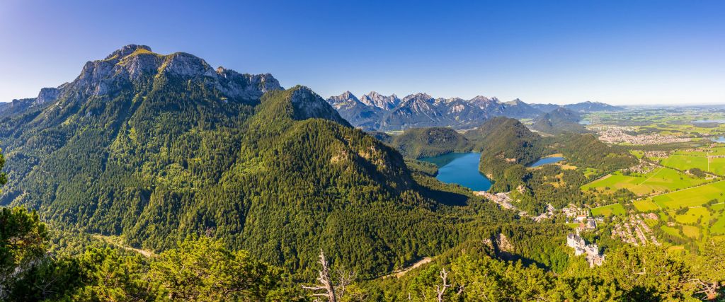 Panorama of Schwangau