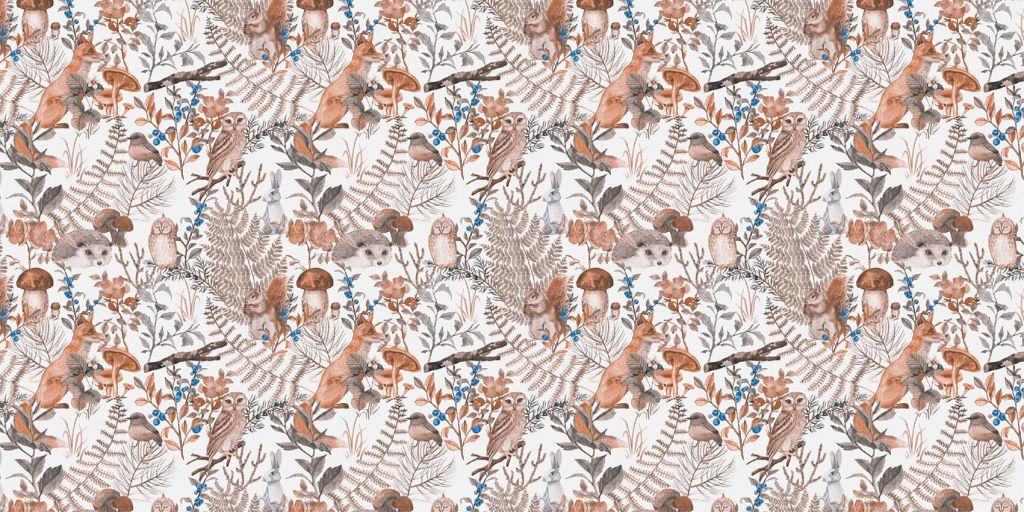 Forest animals pattern