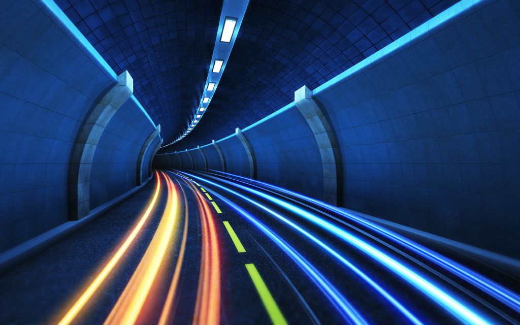 Colorful tunnel