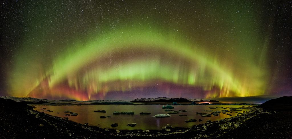The green northern lights