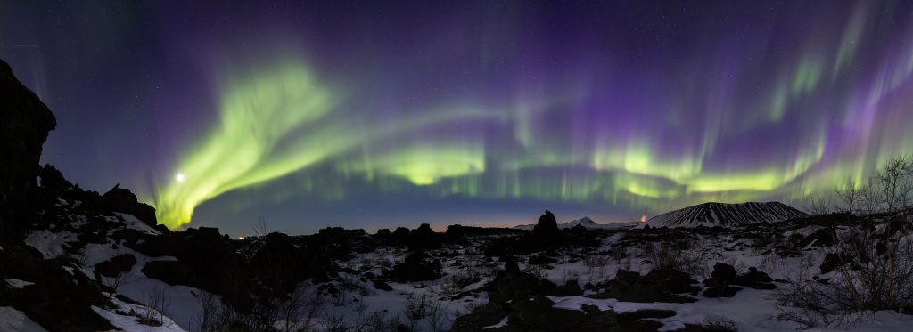 The beautiful northern lights