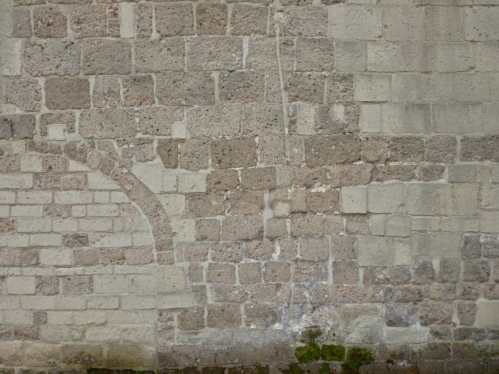 Old restored wall