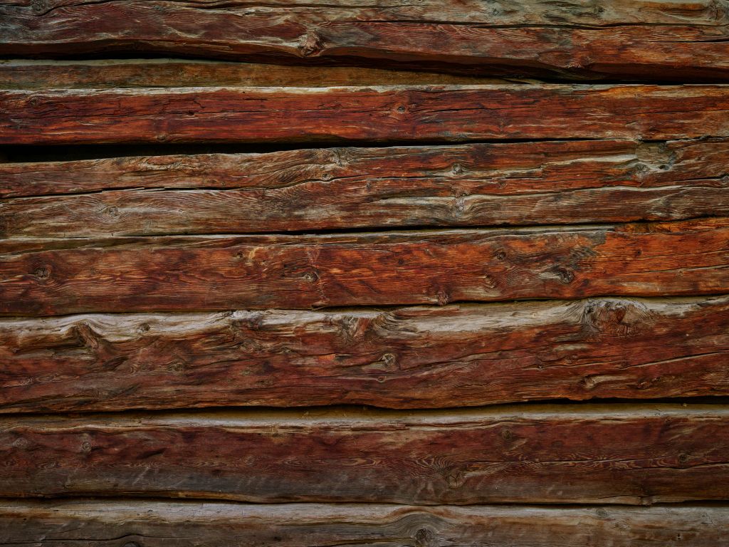 Rough wood planks