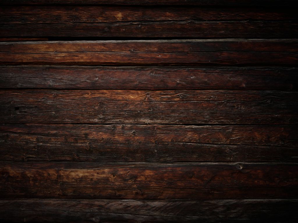 Dark wood wall