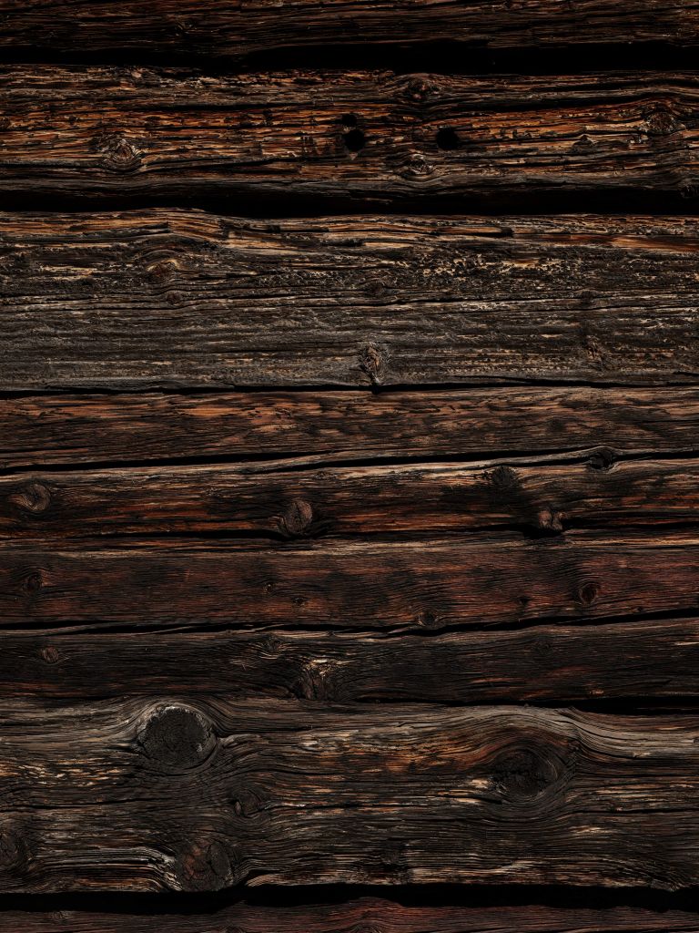 Dark old horizontal wood