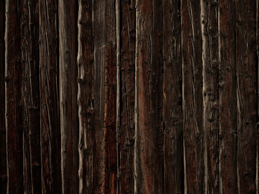 Rough wood with nails