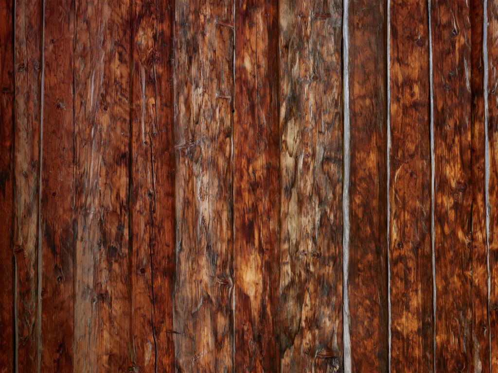 Rough and stained wood