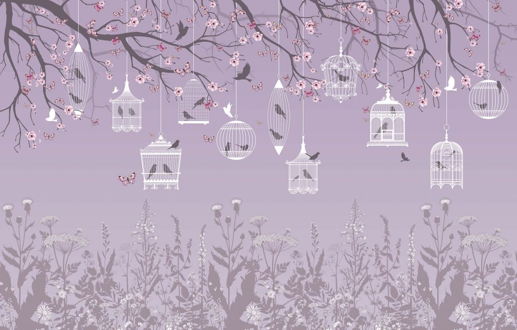 Hanging birdcages