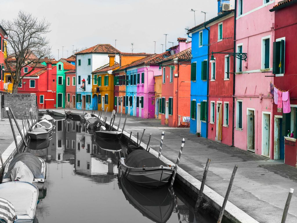 Colourful fishermen's houses
