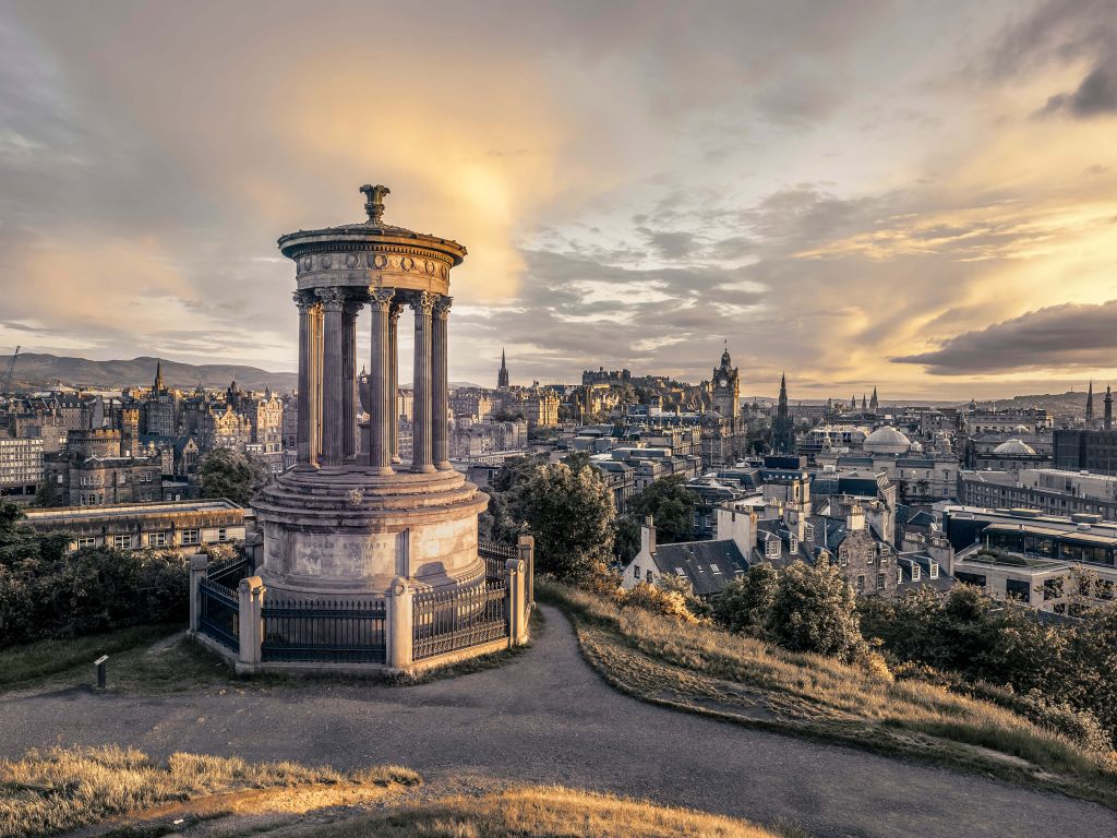 View over Edinburgh