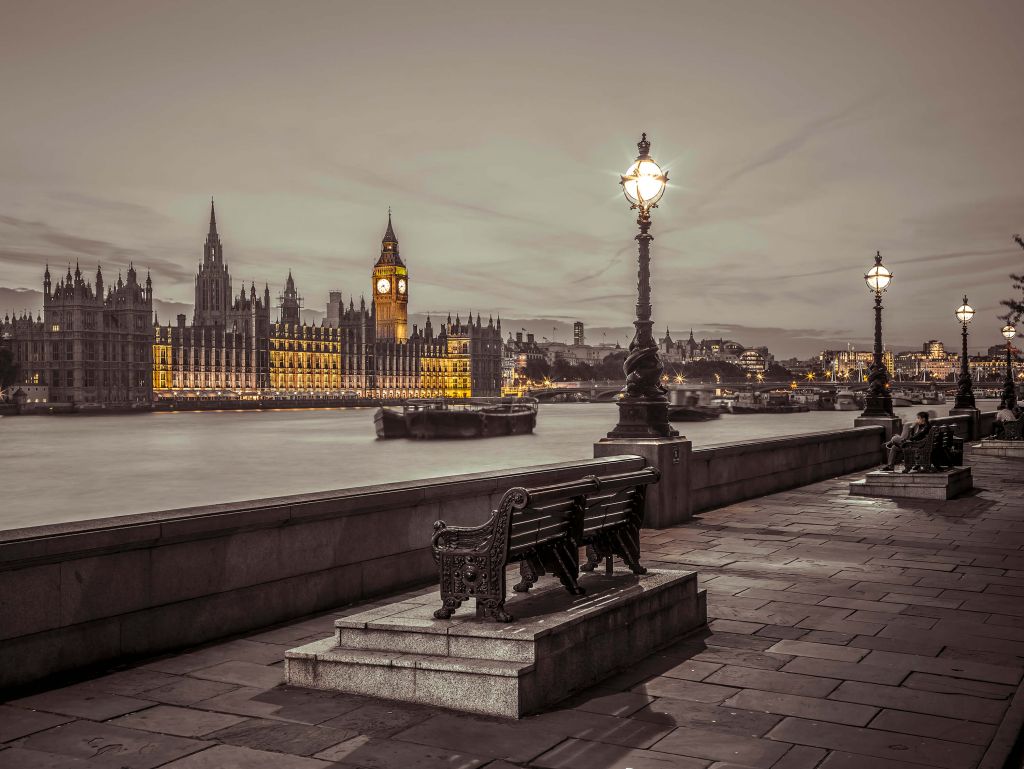 London in the evening