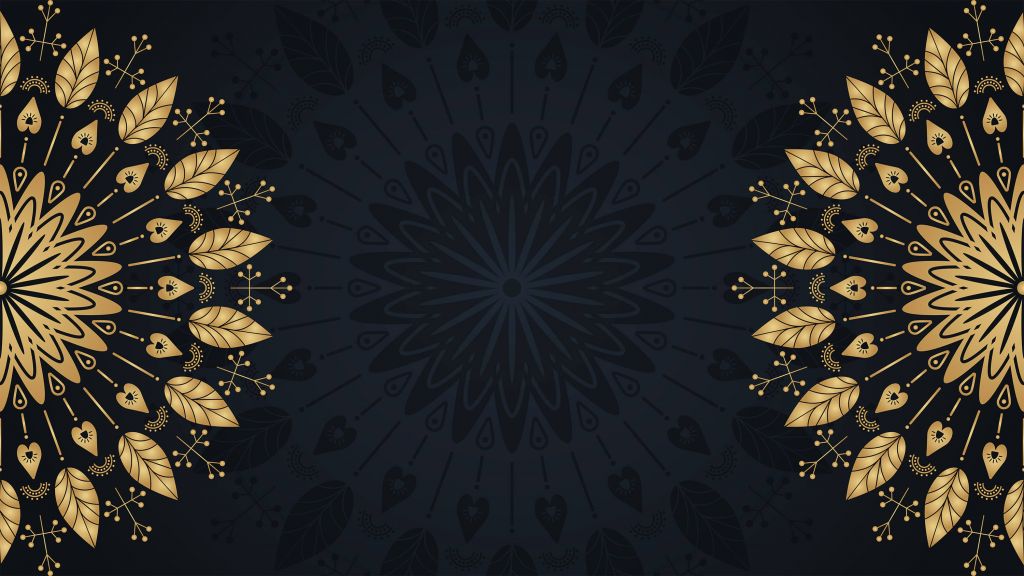 Leaves in mandalas
