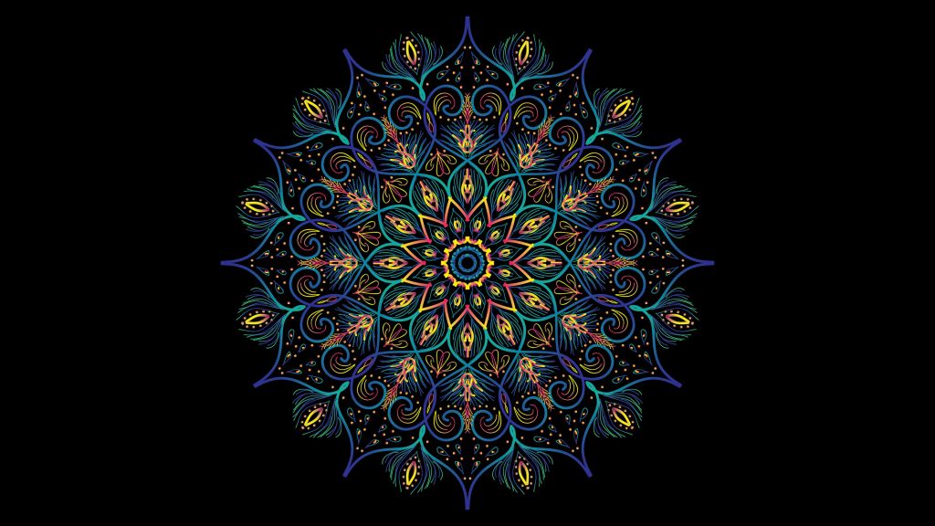 Colourful mandalas