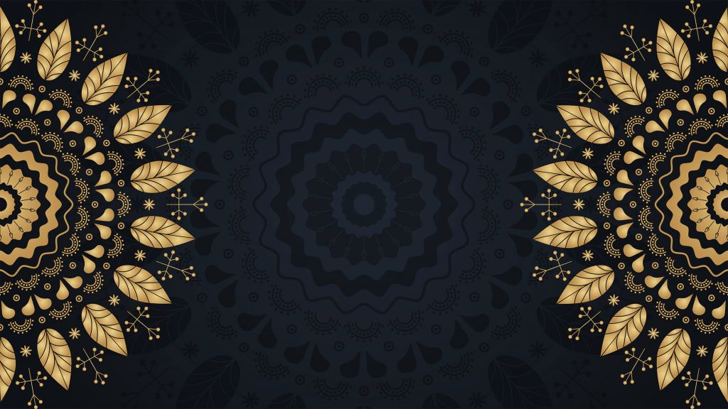 Mandalas of leaves