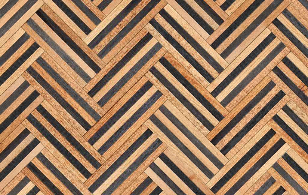 Herringbone of wood