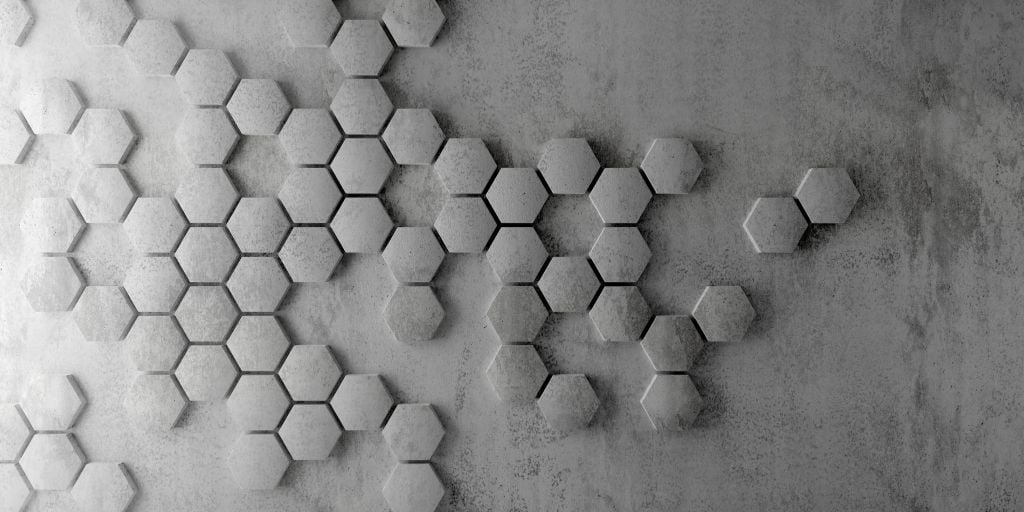 Modern hexagons