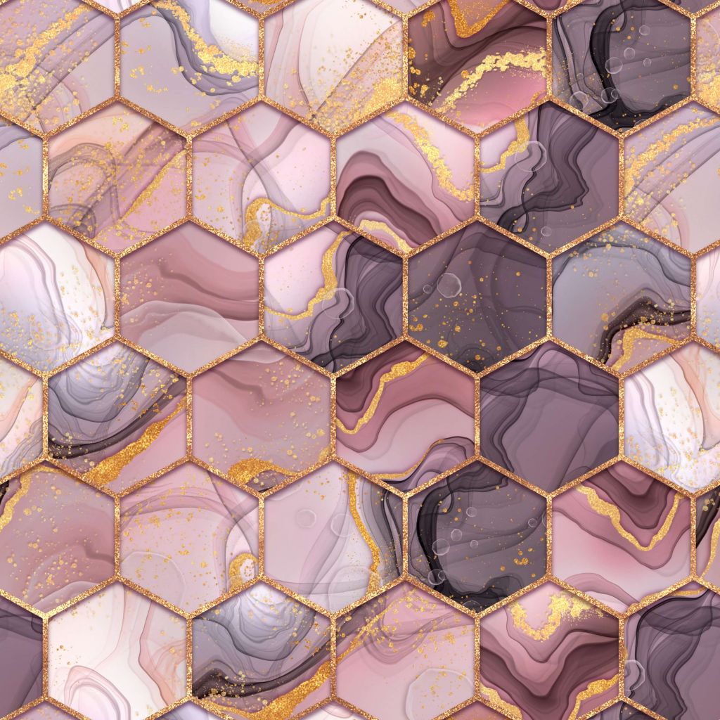 Colourful honeycomb