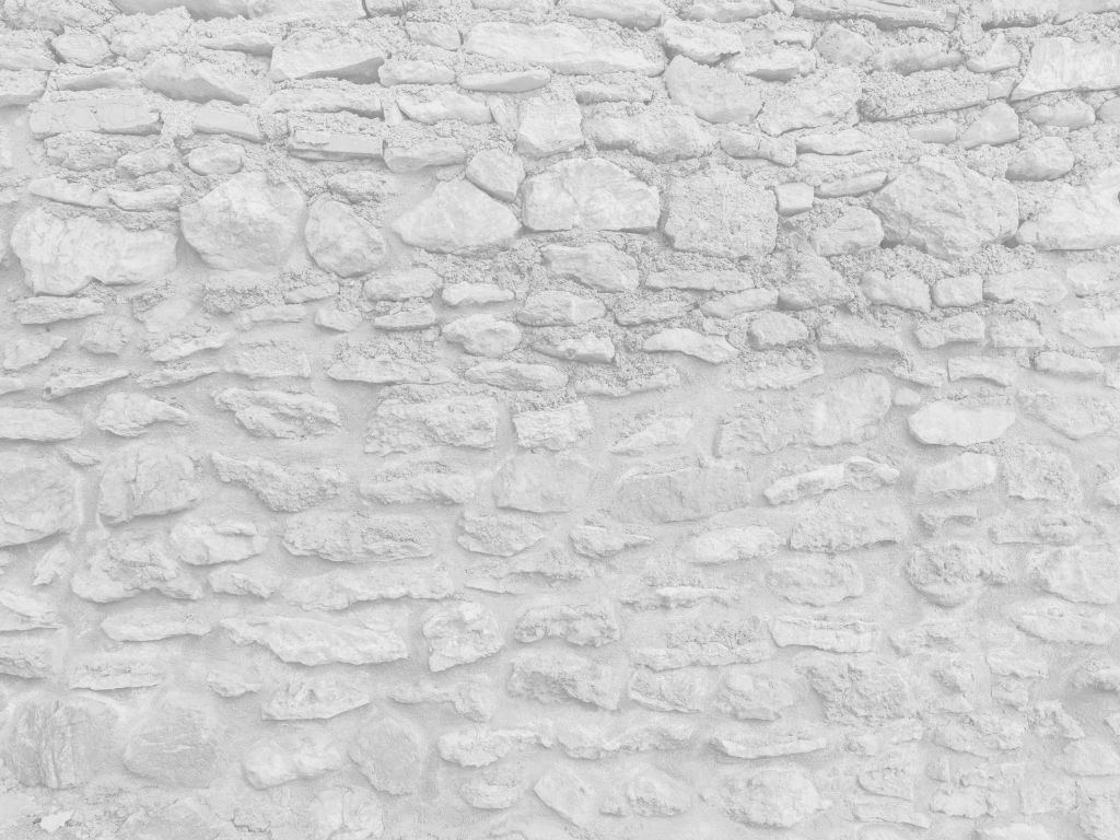 Light wall with rough bricks