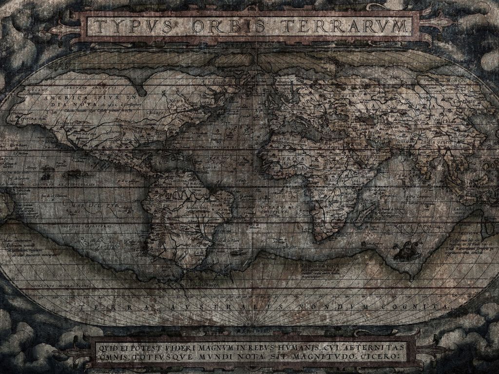 Latin world map