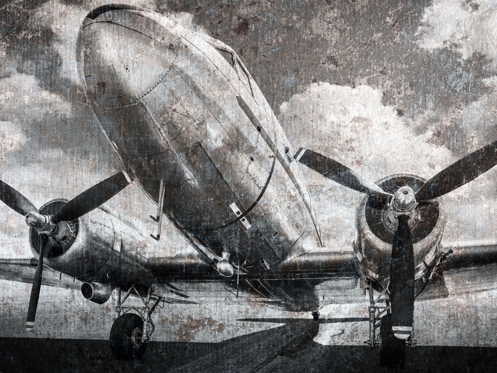 Vintage aeroplane