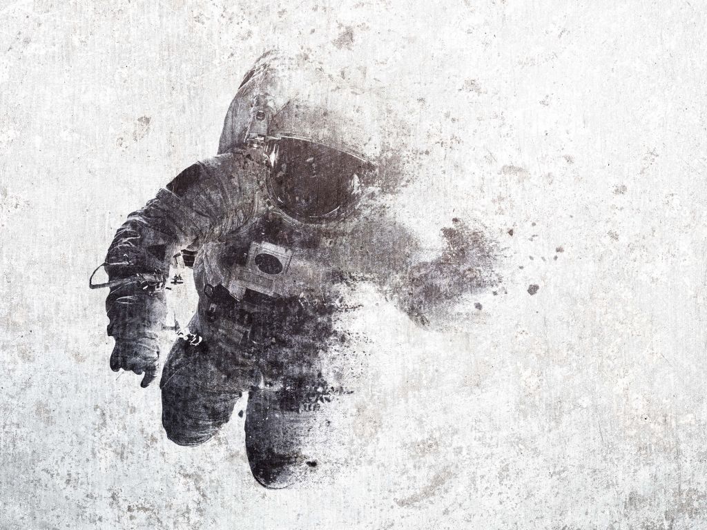 Floating astronaut