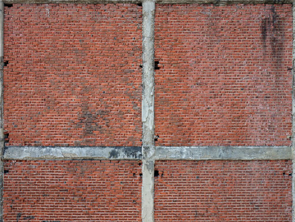 Bricks with cracks