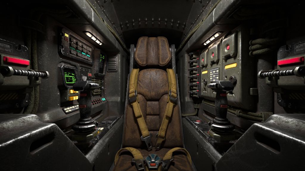 Spaceship cockpit