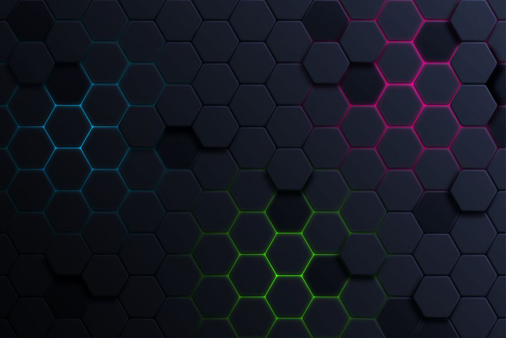 Luminous hexagons