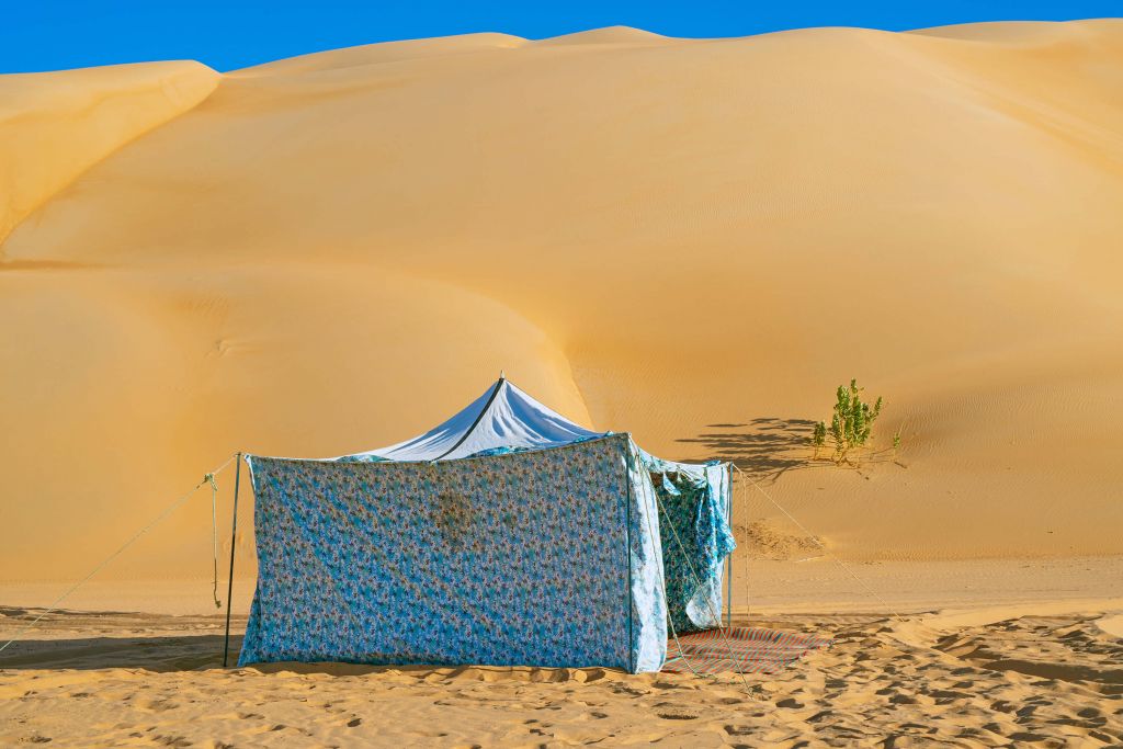 Tent in the desert