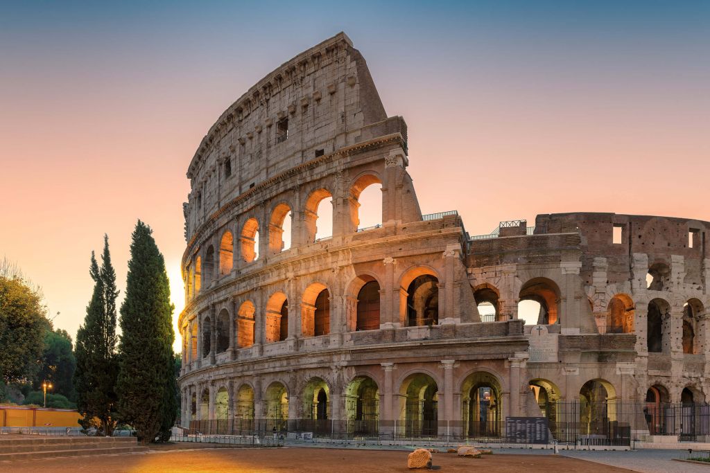 Colosseum at sunrise