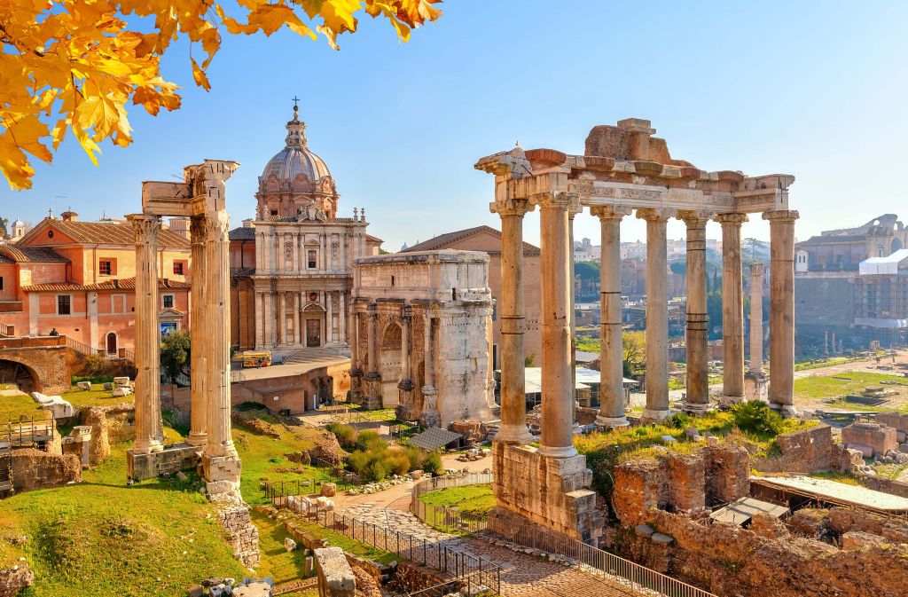 Roman ruins in Rome