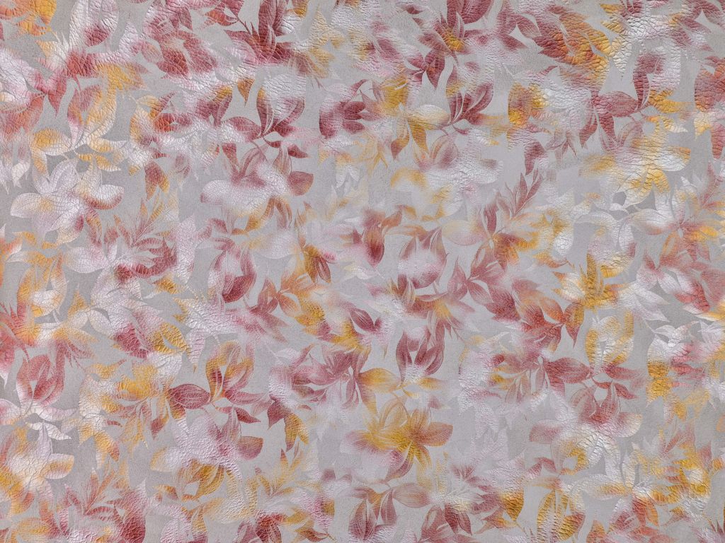 Flowers on grey background